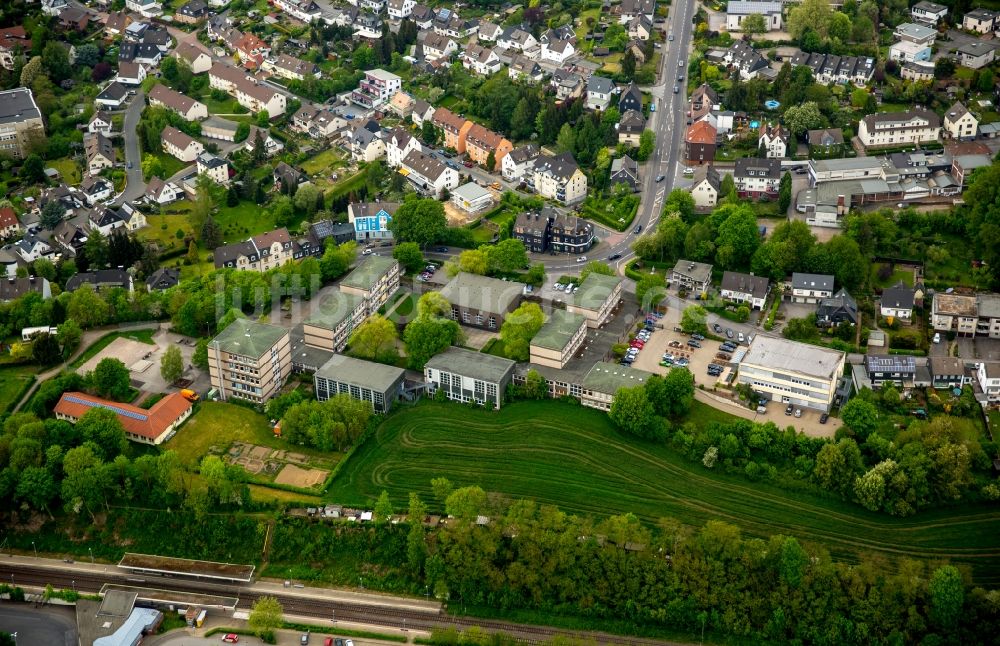 Gevelsberg aus der Vogelperspektive: Schulgebäude der Realschule Gevelsberg in Gevelsberg im Bundesland Nordrhein-Westfalen