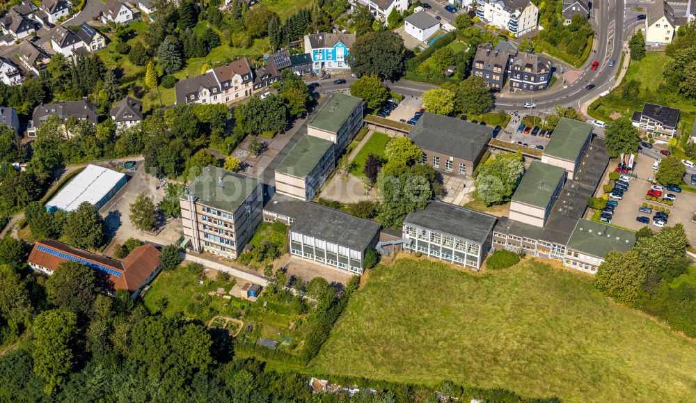 Luftaufnahme Gevelsberg - Schulgebäude der Realschule Gevelsberg in Gevelsberg im Bundesland Nordrhein-Westfalen