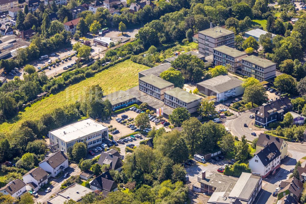 Gevelsberg aus der Vogelperspektive: Schulgebäude der Realschule Gevelsberg in Gevelsberg im Bundesland Nordrhein-Westfalen