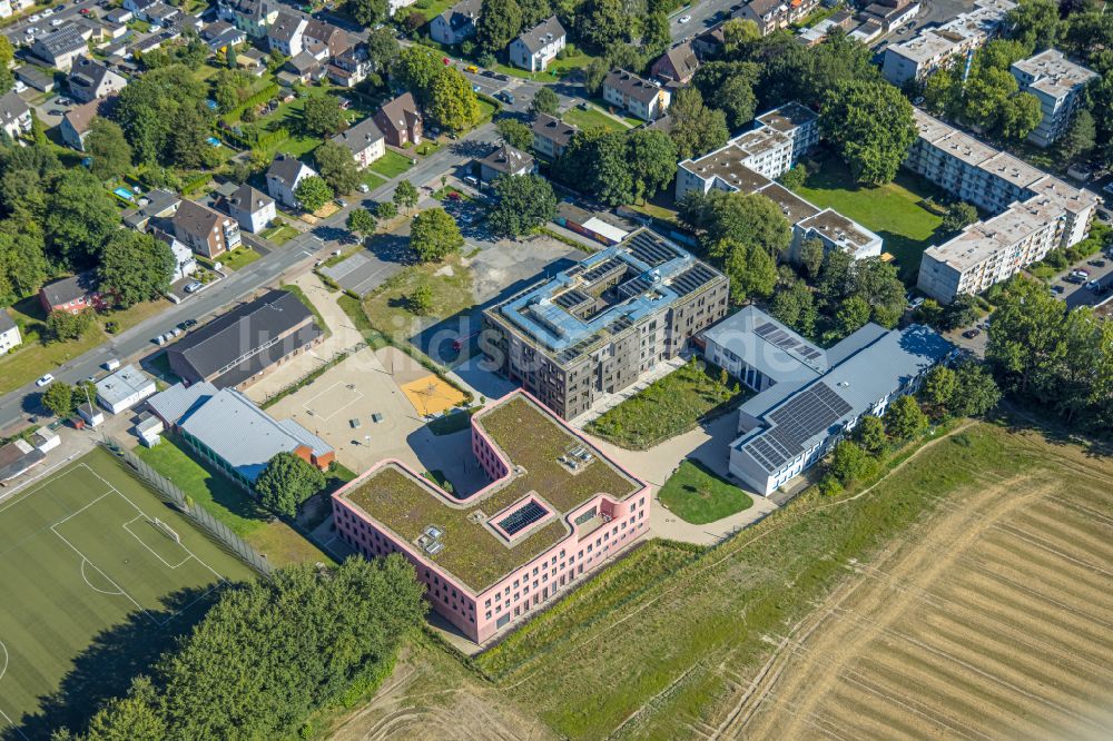 Luftbild Bodelschwingh - Schulgebäude Reinoldi-Gesamtschule in Bodelschwingh im Bundesland Nordrhein-Westfalen, Deutschland