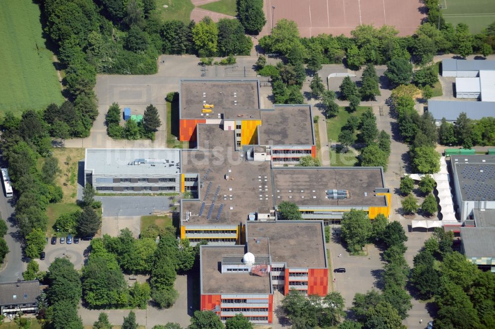 Luftbild Bad Salzuflen - Schulgebäude des Rudolf-Brandes-Gymnasium Lohfeld in Bad Salzuflen im Bundesland Nordrhein-Westfalen