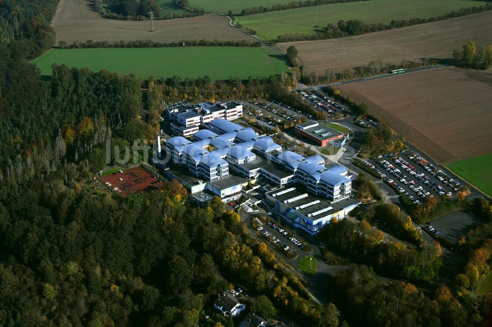 Bad Hersfeld aus der Vogelperspektive: Schulgebäude Schulcampus Obersberg in Bad Hersfeld im Bundesland Hessen, Deutschland