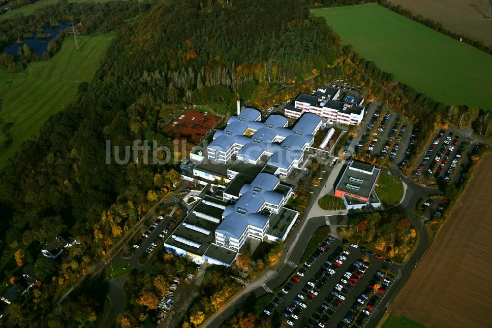 Bad Hersfeld von oben - Schulgebäude Schulcampus Obersberg in Bad Hersfeld im Bundesland Hessen, Deutschland