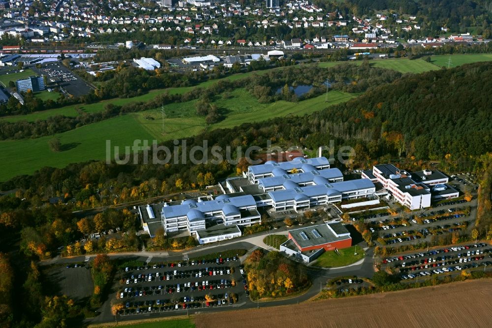 Luftaufnahme Bad Hersfeld - Schulgebäude Schulcampus Obersberg in Bad Hersfeld im Bundesland Hessen, Deutschland