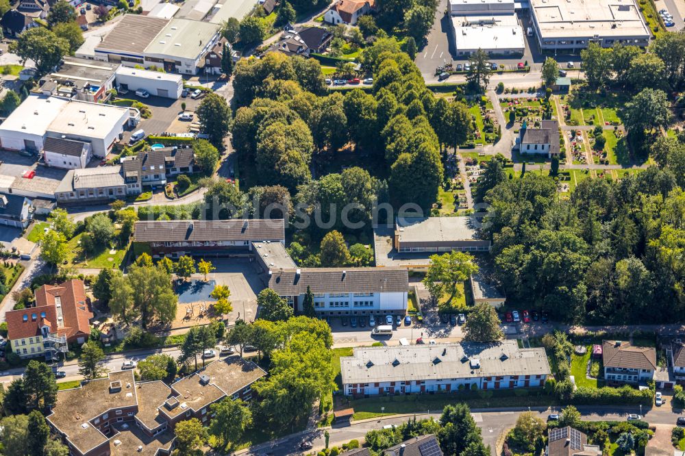 Luftbild Gevelsberg - Schulgebäude der Stadt Silschede am Brandteich in Gevelsberg im Bundesland Nordrhein-Westfalen - NRW, Deutschland