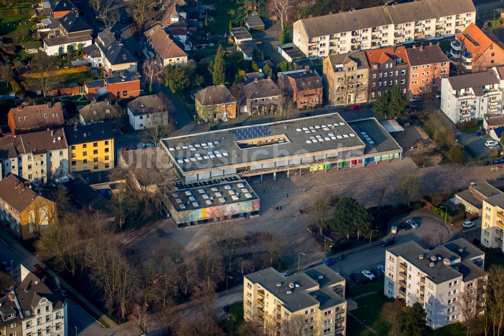 Luftaufnahme Herne - Schulgebäude der Städtischen Gemeinde Grundschule in Herne im Bundesland Nordrhein-Westfalen