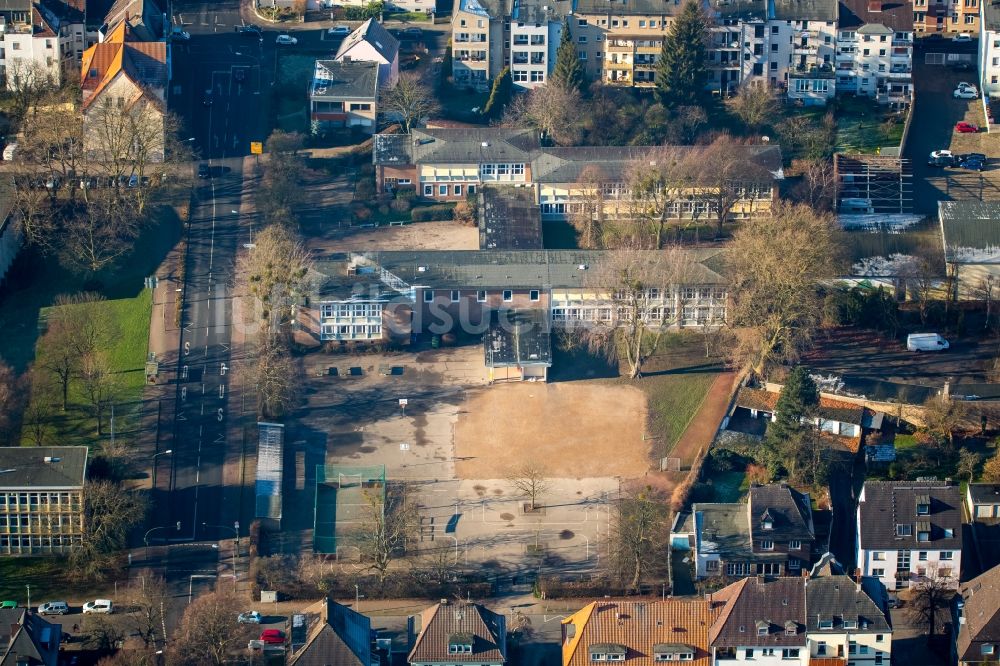 Luftbild Hamm - Schulgelände und Gebäudekomplex der Friedensschule in Hamm im Bundesland Nordrhein-Westfalen