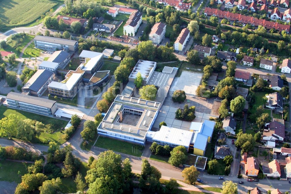 Luftbild Kandel - Schulgelände und Gebäudekomplex der IGS und Realschule in Kandel im Bundesland Rheinland-Pfalz