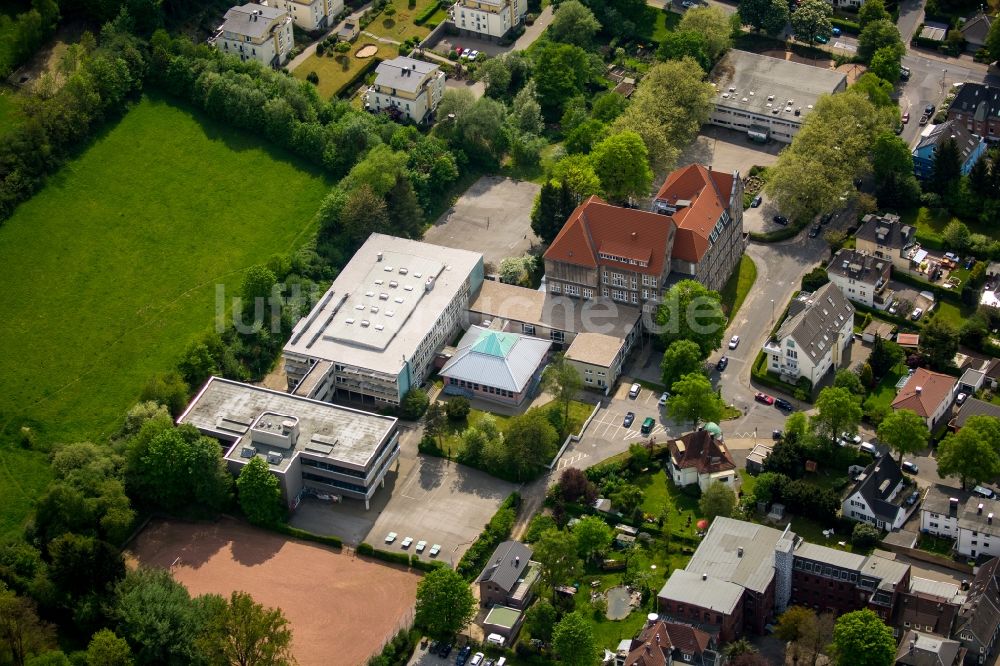 Luftbild Schwelm - Schulgelände des Märkischen Gymnasiums in Schwelm im Bundesland Nordrhein-Westfalen