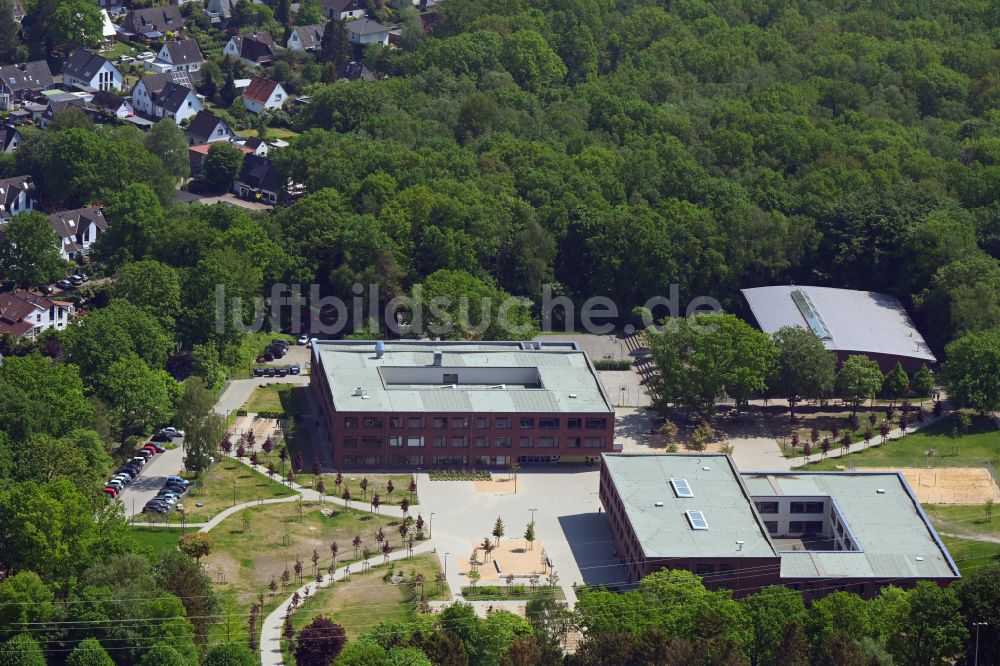 Hamburg aus der Vogelperspektive: Schulgelände mit Sportplatz Irena-Sendler-Schule in Hamburg, Deutschland