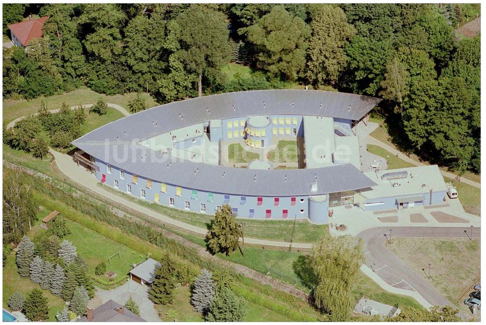 Luftaufnahme Schönfeld bei Dresden - Schulneubau in Schönfeld bei Dresden