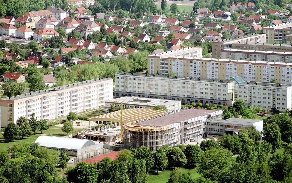 Senftenberg / BRB aus der Vogelperspektive: Schulneubau in Senftenberg - Süd