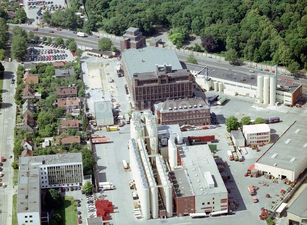 Berlin - Hohenschönhausen von oben - Schultheiß-Brauerei in Berlin- Hohenschönhausen.