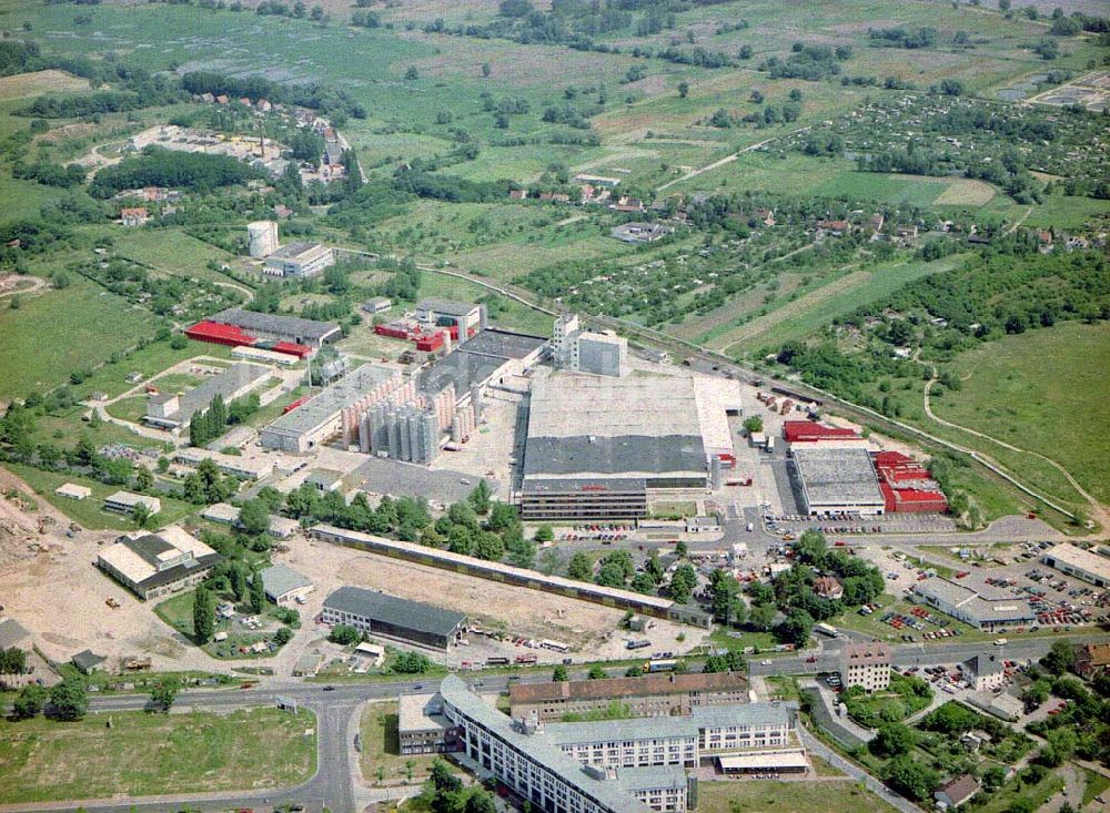 Frankfurt / Oder aus der Vogelperspektive: Schultheiss-Brauerei in Frankfurt / Oder.