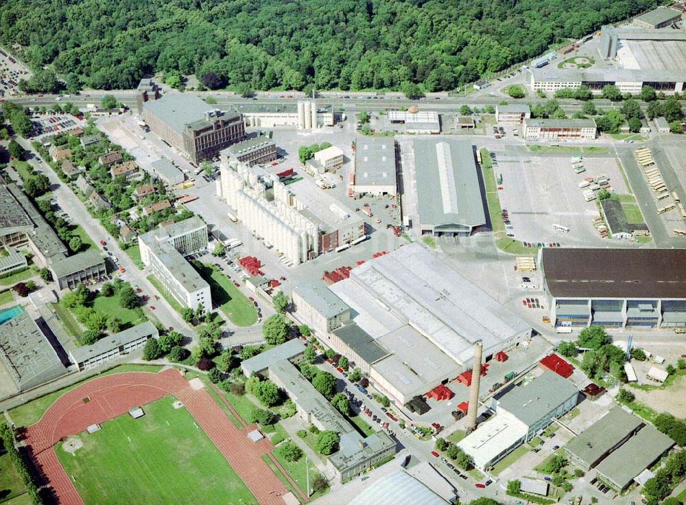 Berlin-Hohenschönhausen von oben - Schultheiss-Brauerei in der Indira-Gandhi-Straße 66-69 in 13053 Berlin.