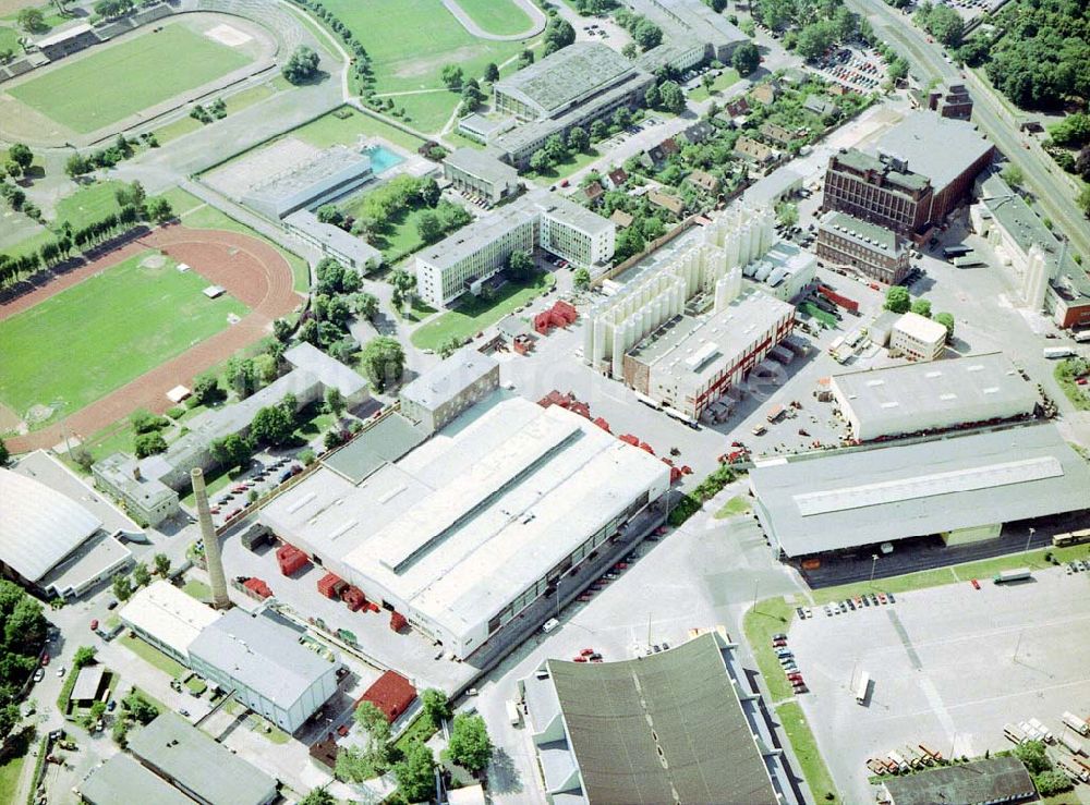 Luftbild Berlin-Hohenschönhausen - Schultheiss-Brauerei in der Indira-Gandhi-Straße 66-69 in 13053 Berlin.