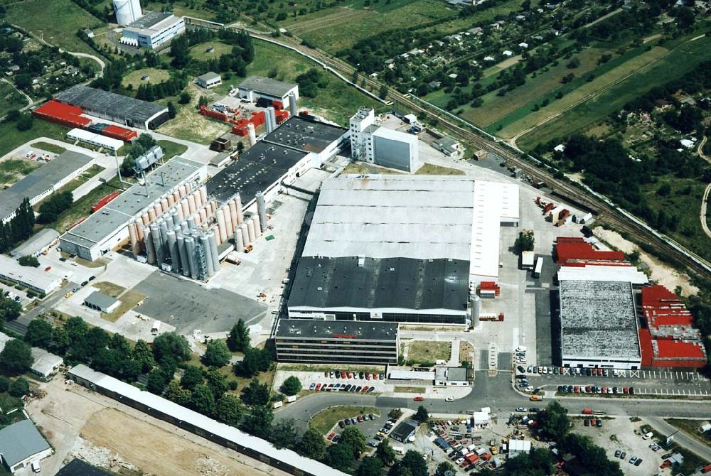 Luftbild Frankfurt / Oder - Schultheiss-Brauerei in der Lebusser Chaussee3 in 15234 Frankfurt / Oder.