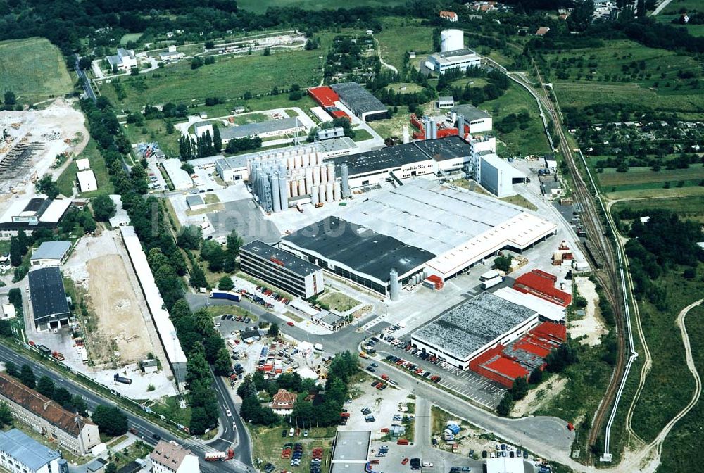 Frankfurt / Oder aus der Vogelperspektive: Schultheiss-Brauerei in der Lebusser Chaussee3 in 15234 Frankfurt / Oder.