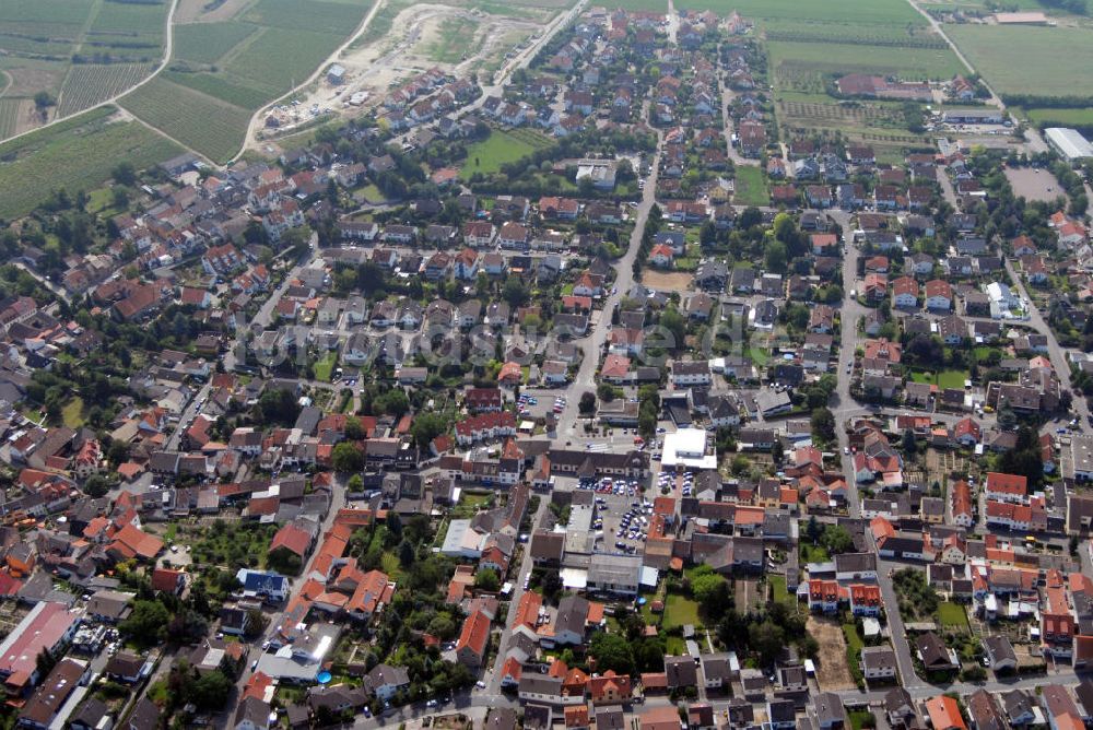 Luftbild Schwabenheim - Schwabenheim an der Selz