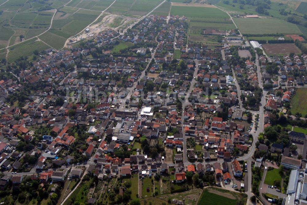 Luftaufnahme Schwabenheim - Schwabenheim an der Selz