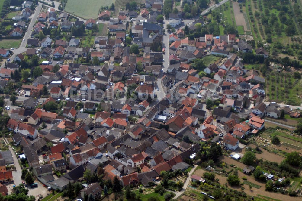 Schwabenheim aus der Vogelperspektive: Schwabenheim an der Selz