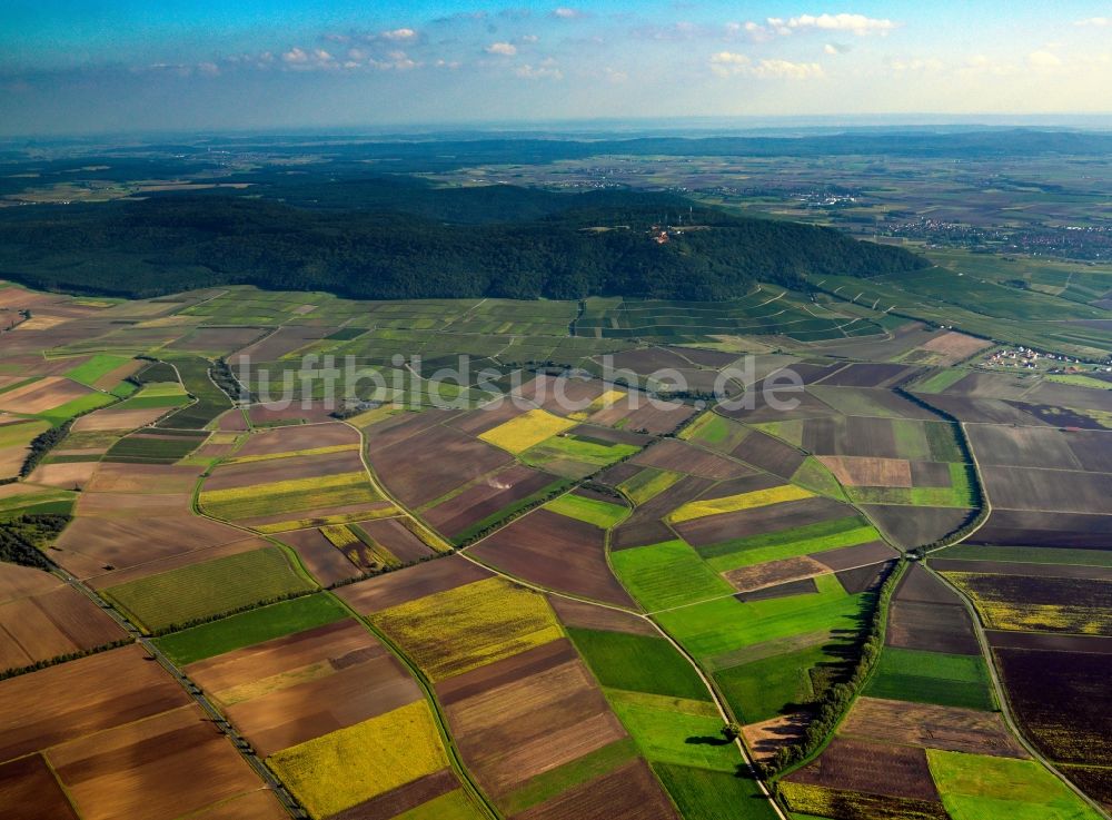 Luftaufnahme Rödelsee - Schwanberg in Rödelsee im Bundesland Bayern