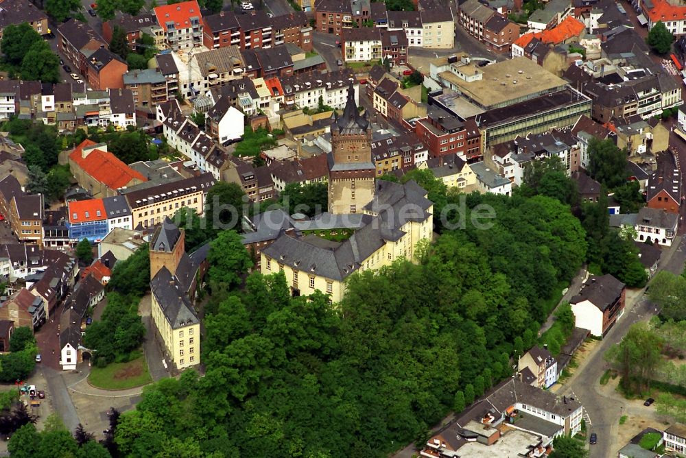 Kleve von oben - Schwanenburg in Kleve im Bundesland Nordrhein-Westfalen