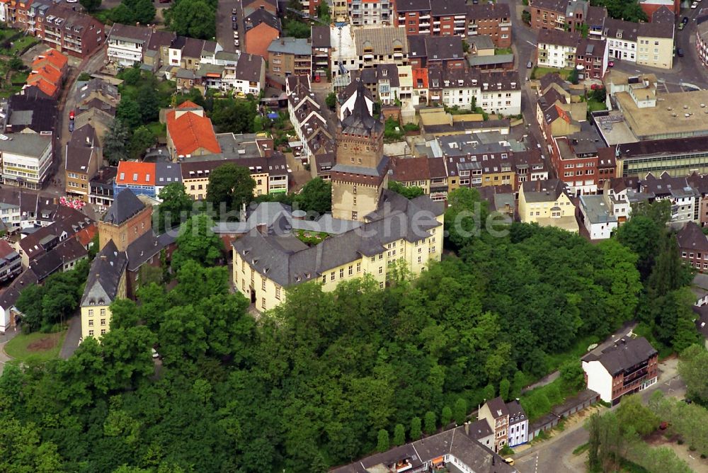 Kleve aus der Vogelperspektive: Schwanenburg in Kleve im Bundesland Nordrhein-Westfalen