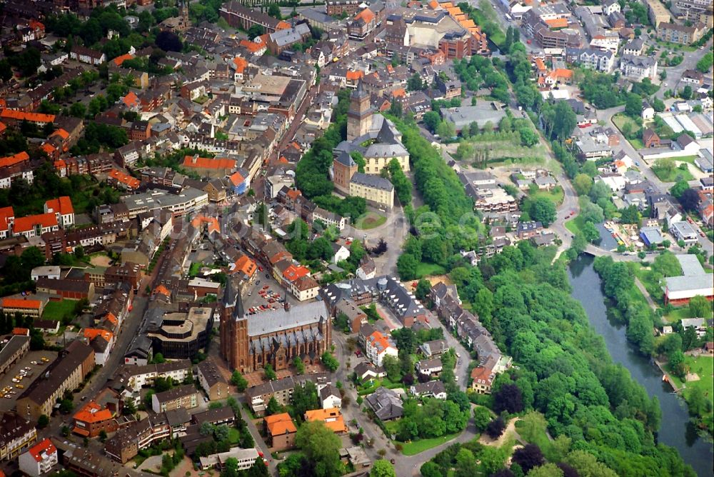 Luftbild Kleve - Schwanenburg in Kleve im Bundesland Nordrhein-Westfalen