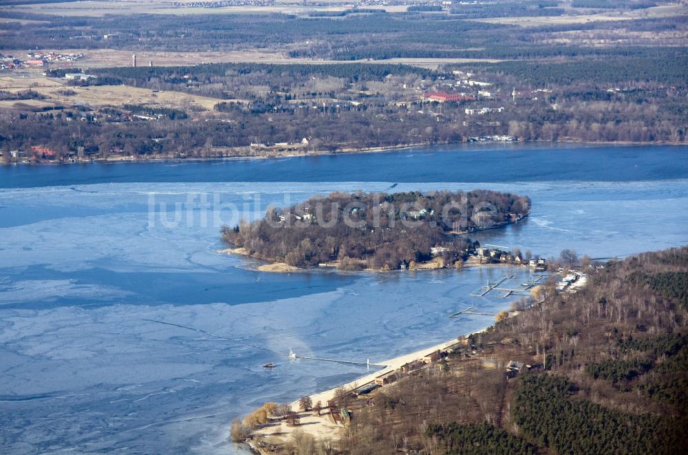 Luftbild Berlin Wannsee - Schwanenwerder Berlin