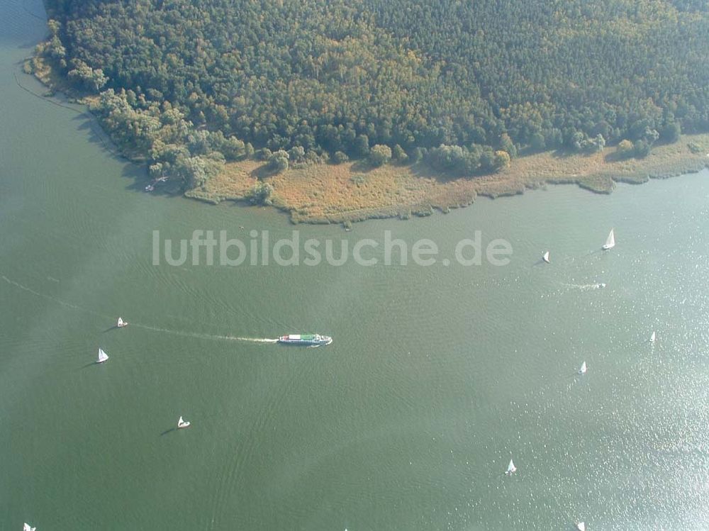 Luftaufnahme Berlin - Wannsee - Schwanenwerder am Wannsee in Berlin - Wannsee.