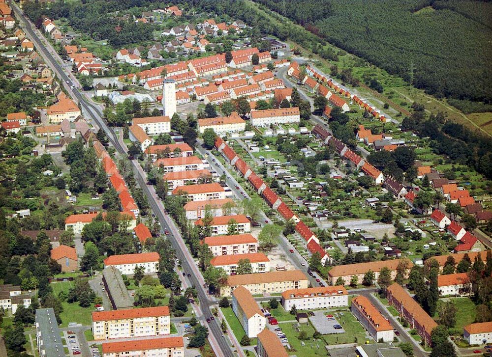 Schwarzheide aus der Vogelperspektive: Schwarzheide