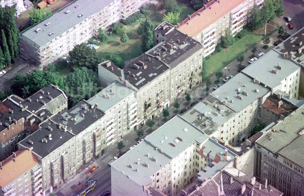 Berlin von oben - Schwarzkopfstraße in Berlin-Mitte.