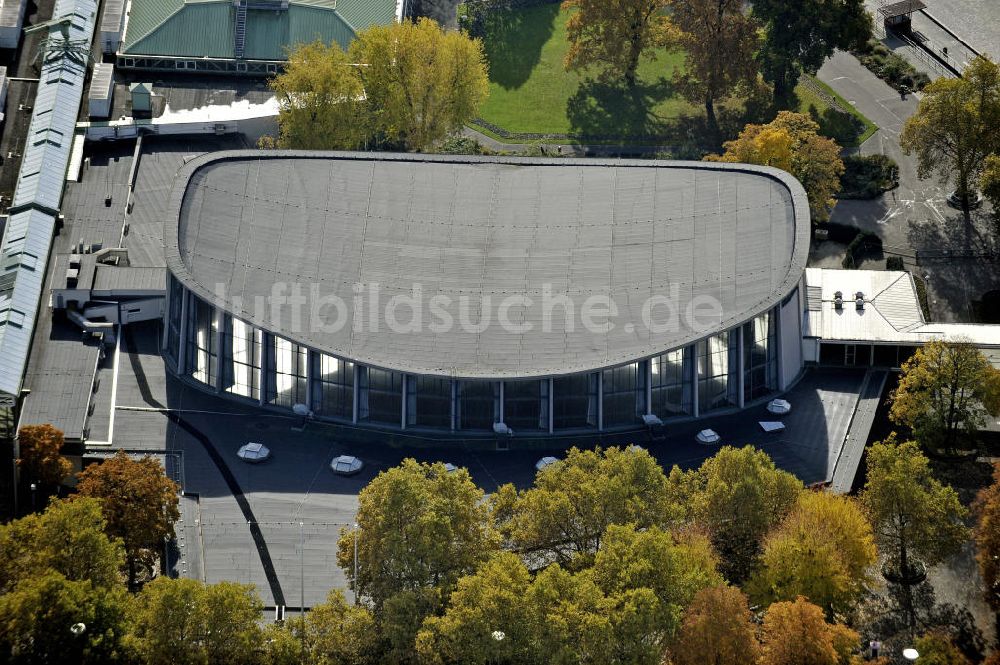 Luftbild Karlsruhe - Schwarzwaldhalle Karlsruhe