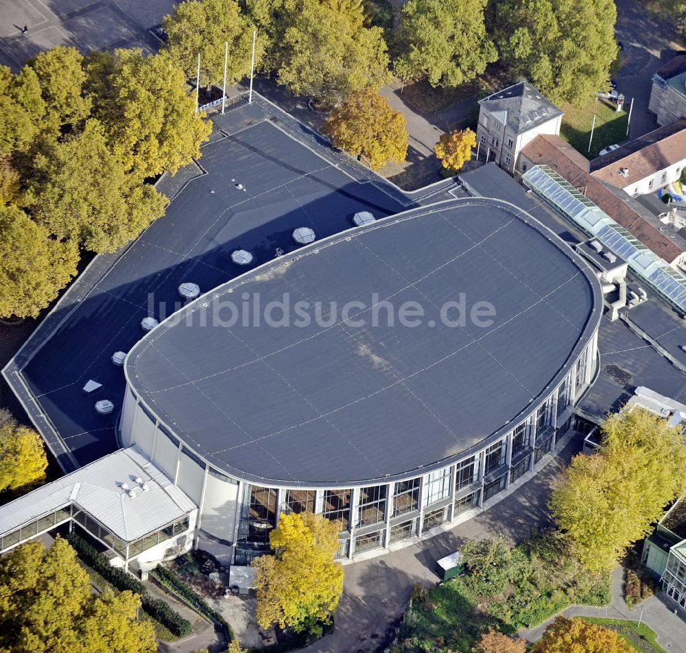 Karlsruhe aus der Vogelperspektive: Schwarzwaldhalle Karlsruhe