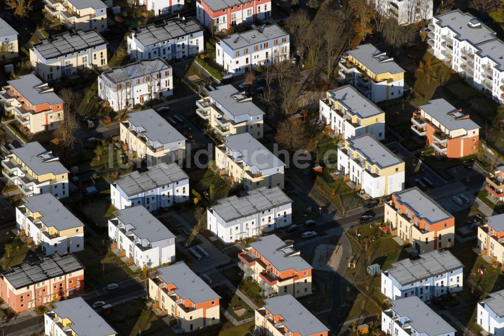 Luftbild Berlin - Schweizer Viertel in Berlin Lichterfelde