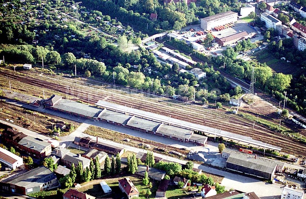 Schwerin / Mecklenburg Vorpommern von oben - Schwerin / Mecklenburg Vorpommern Blick auf das Gelände des alten Güterbahnhofes in Schwerin / Mecklenburg Vorpommern 06