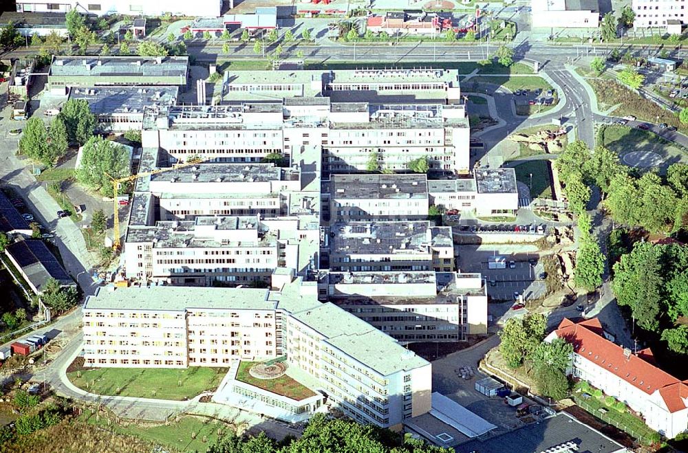 Luftbild Schwerin / Mecklenburg Vorpommern - Schwerin / Mecklenburg Vorpommern Blick auf das Gelände des Klinikums Medizinisches Zentrum Schwerin im Norden der Stadt in Mecklenburg Vorpommern Adresse: Auskunft des Klinikums Wismarsche Str