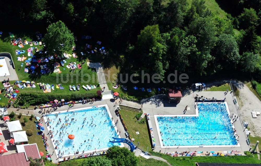 Luftbild Beratzhausen - Schwimmbad Beratzhausen im Bundesland Bayern