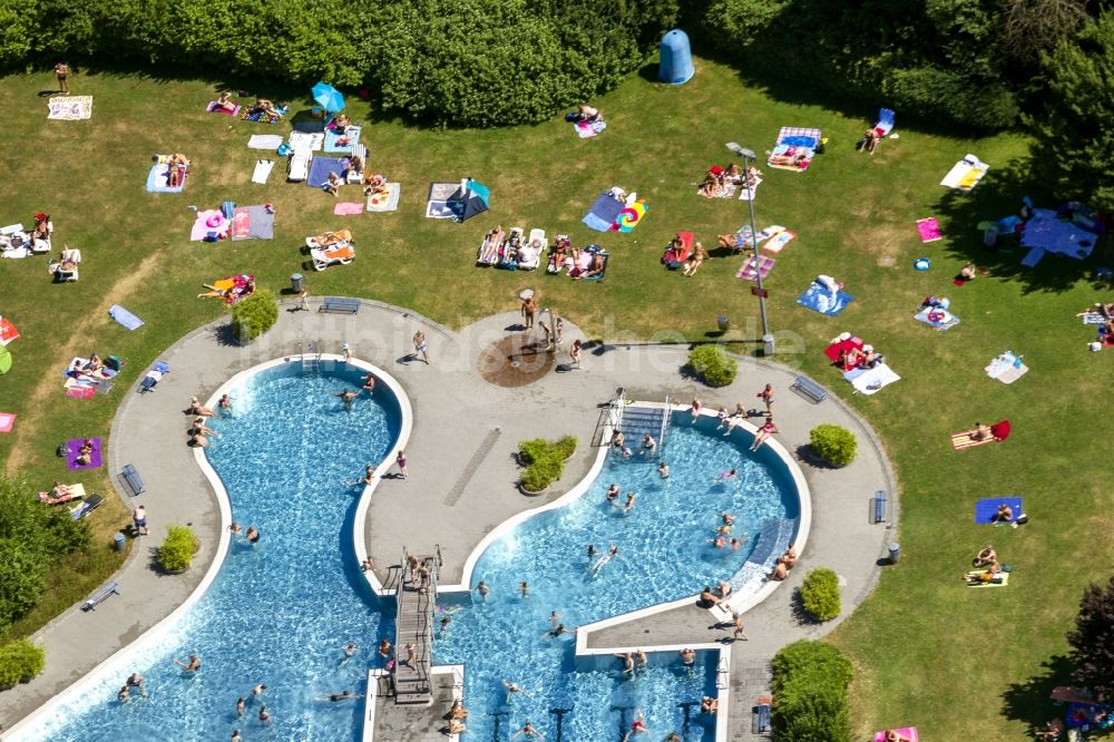 Herne aus der Vogelperspektive: Schwimmbad Südpool in Herne im Bundesland Nordrhein-Westfalen