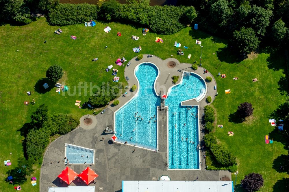 Luftbild Herne - Schwimmbad Südpool in Herne im Bundesland Nordrhein-Westfalen