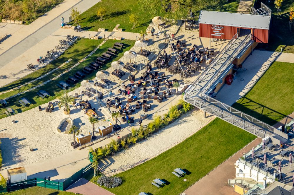 Luftaufnahme Hagen - Schwimmbecken des Freibades - Familienbad im Ortsteil Hengstey in Hagen im Bundesland Nordrhein-Westfalen, Deutschland