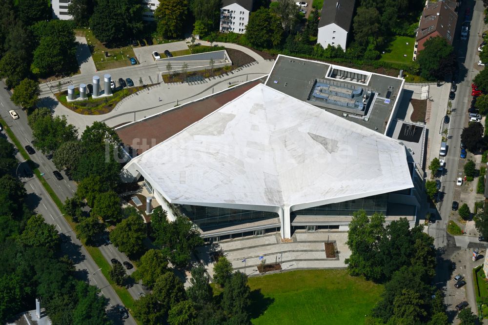 Luftbild Hamburg - Schwimmhalle Alster-Schwimmhalle im Ortsteil Hohenfelde in Hamburg, Deutschland