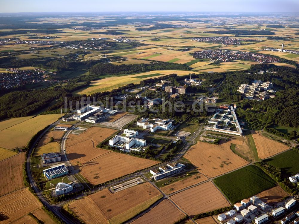 Ulm aus der Vogelperspektive: Science Park am Campus der Universität Ulm auf dem Eselsberg in Ulm im Bundesland Baden-Württemberg