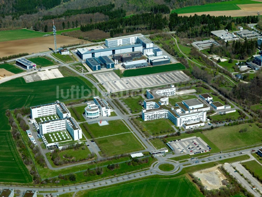 Ulm aus der Vogelperspektive: Science Park in Ulm im Bundesland Baden-Württemberg