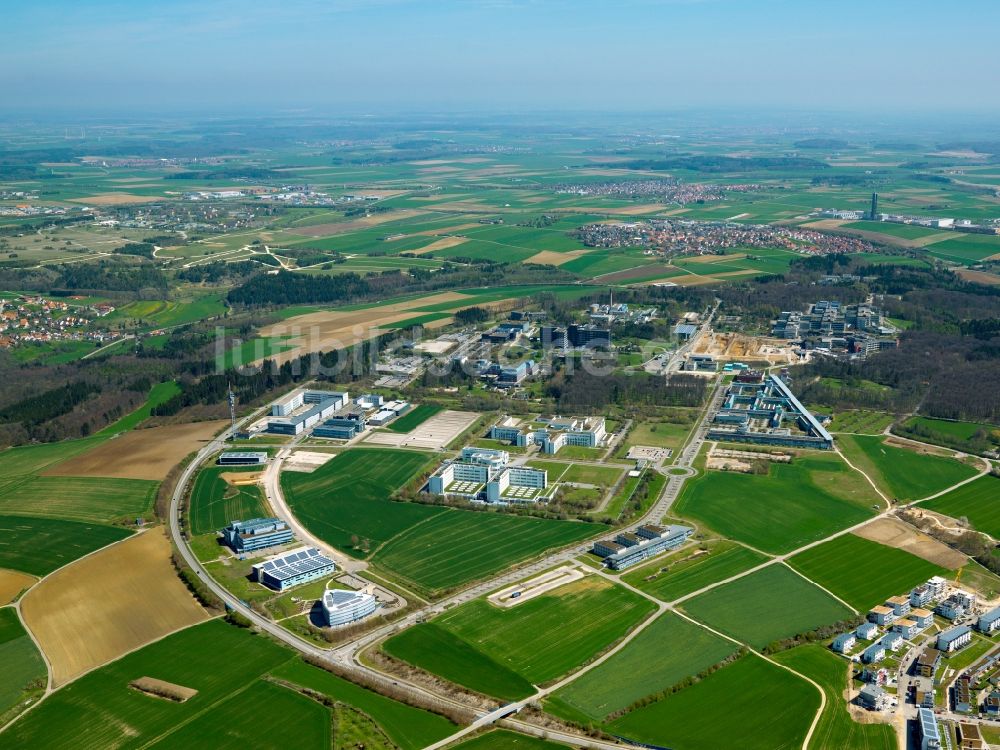 Luftbild Ulm - Science Park in Ulm im Bundesland Baden-Württemberg