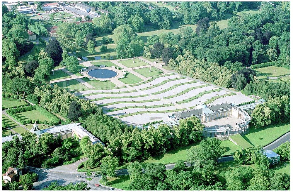 Potsdam von oben - Scloss Sannsouci