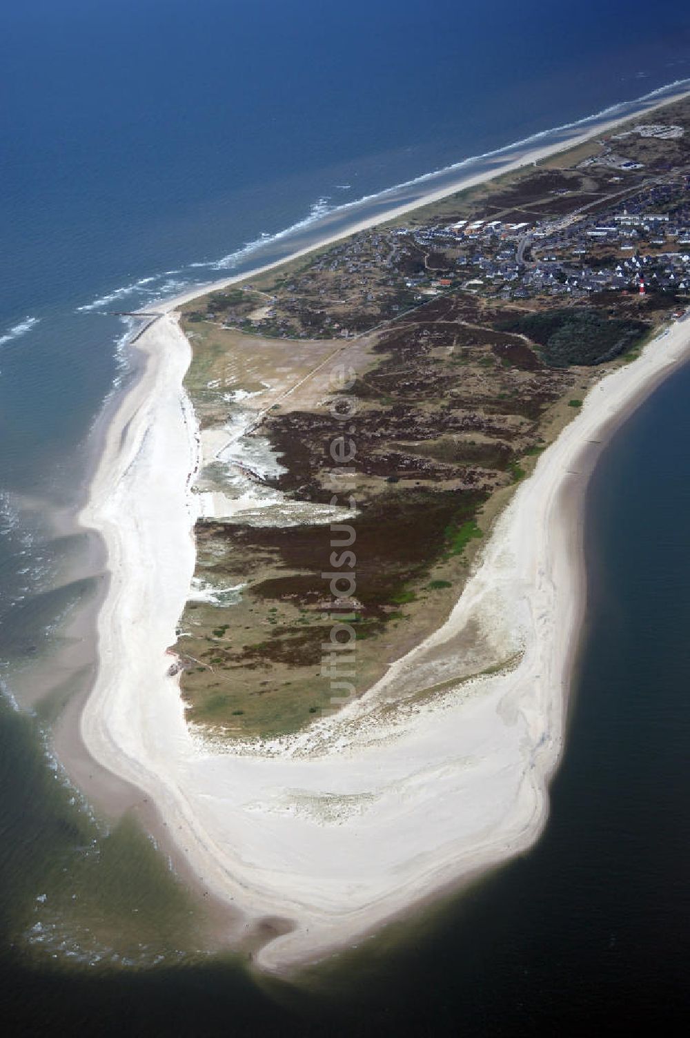 Luftbild Hörnum auf Sylt - Südspitze Sylt Hörnum