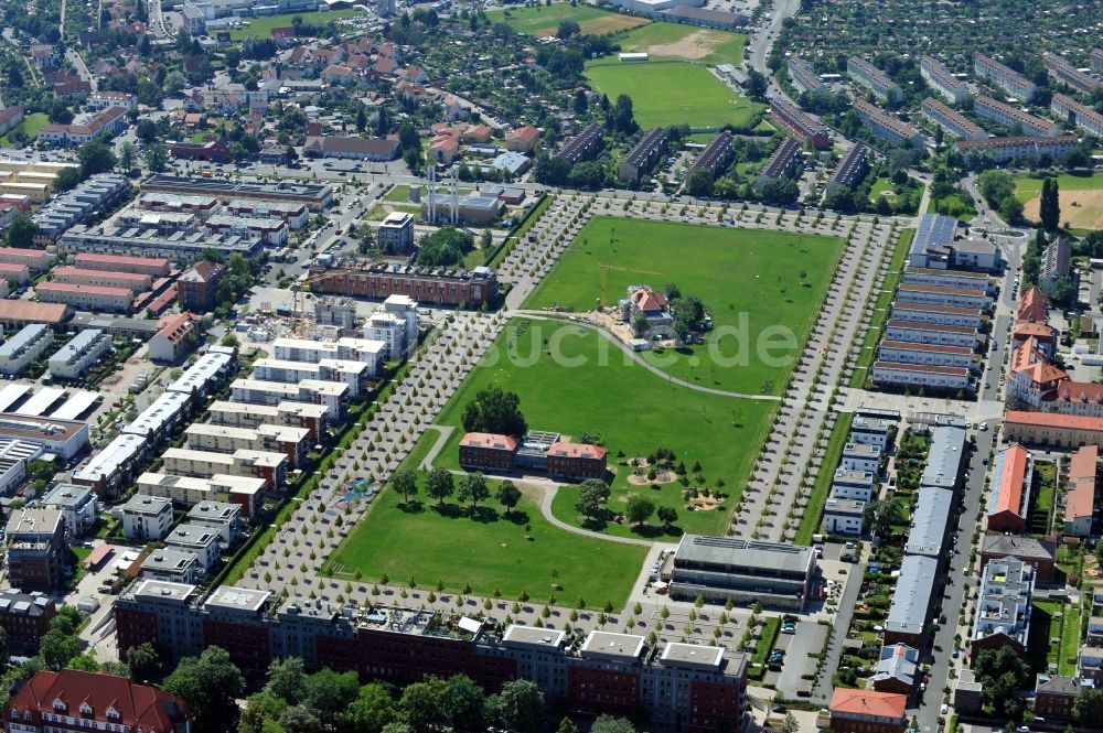 Luftaufnahme Fürth - Südstadtpark Fürth im Bundesland Bayern