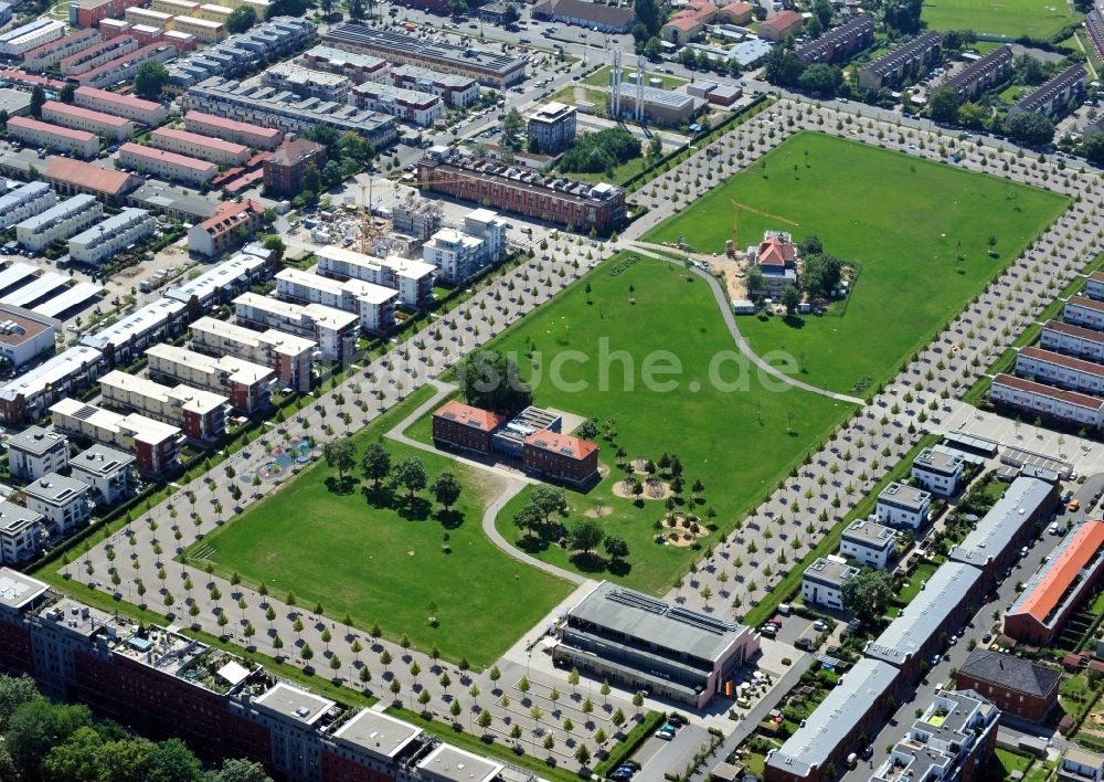 Fürth aus der Vogelperspektive: Südstadtpark Fürth im Bundesland Bayern